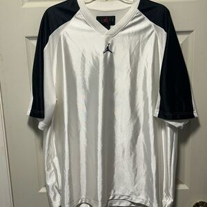 Jordan Brand White Jersey T- Shirt Size Large #23